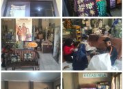 Foto : Gerai batik nila ,dengan Bu Dyah Retno Nilawati pemilik beserta Penyandang disabilitas