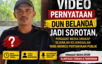Menyenggol Nama Wakil Bupati Aceh Timur: Dun Belanda kembali Melakukan Blunder Lagi