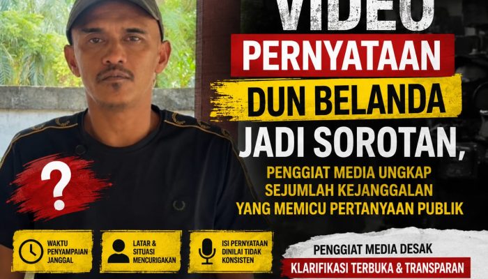 Menyenggol Nama Wakil Bupati Aceh Timur: Dun Belanda kembali Melakukan Blunder Lagi