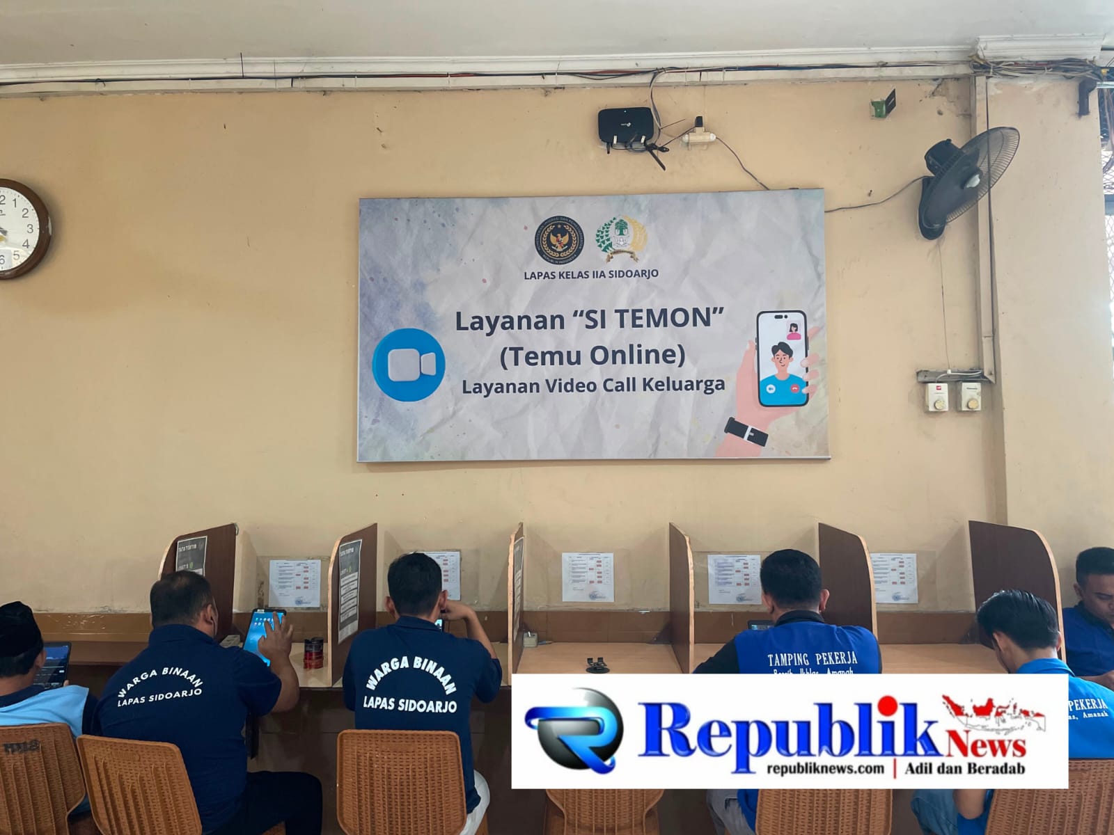 Foto : Lapas Sidoarjo menghadirkan layanan yang humanis dan berdampak bagi warga binaan.