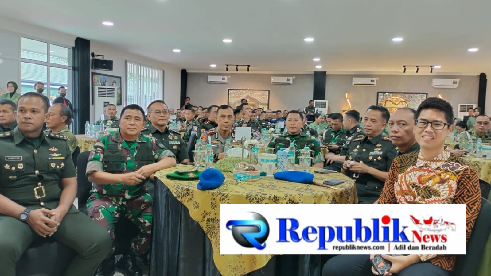 Foto : Tongkat komando berganti,Semangat pengabdian tetap menyala di Denpom V/4 Brawijaya.