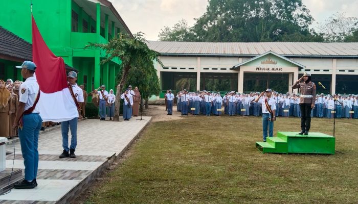 Police Goes to School, Satlantas Polres Lampung Utara Edukasi Pelajar SMAN 3 Kotabumi tentang Keselamatan Berlalu Lintas