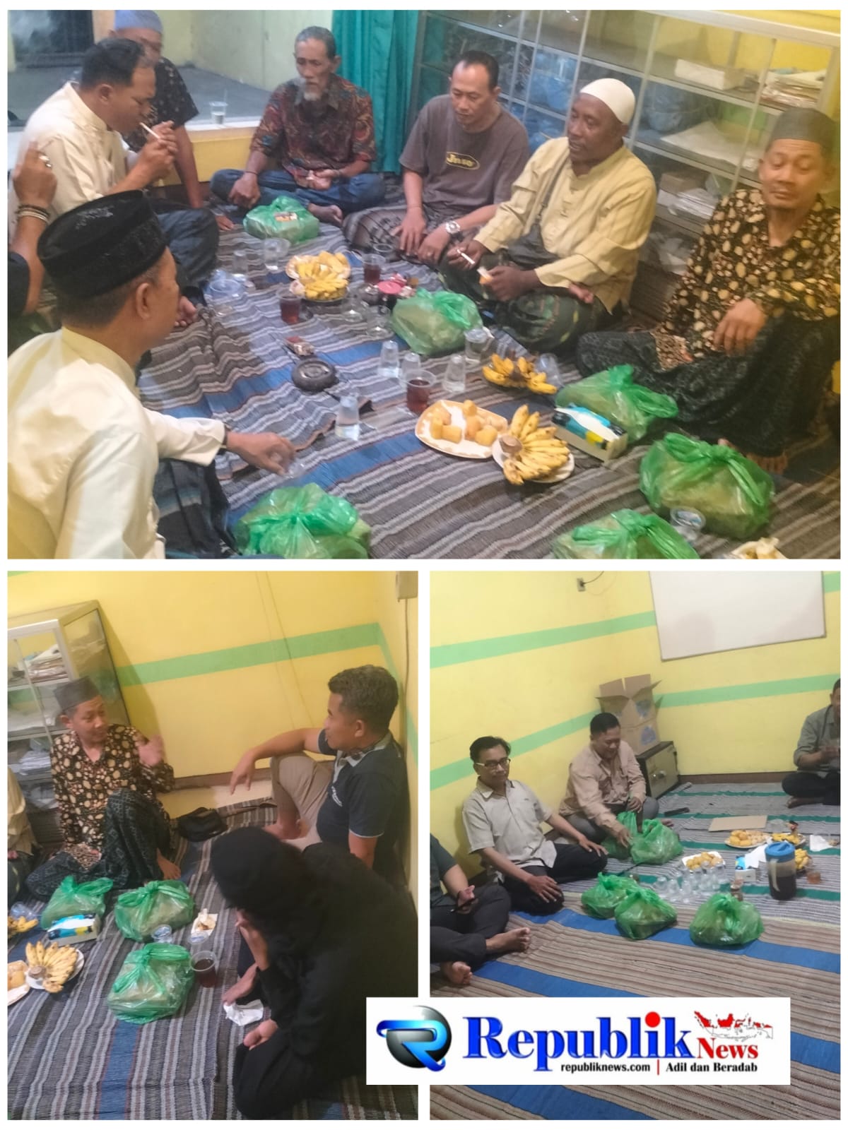 Foto : Tahlil memperingati satu tahun wafatnya Bapak Andi Wiyono.