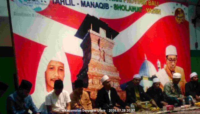 Taman Sholaya NKRI Provinsi Bali Gelar Tahlil, Manaqib, Sholawat dan Yasin di Denpasar