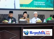 Foto : Bupati Sidoarjo,H.Subandi ketemu pengurus PCNU Sidoarjo.