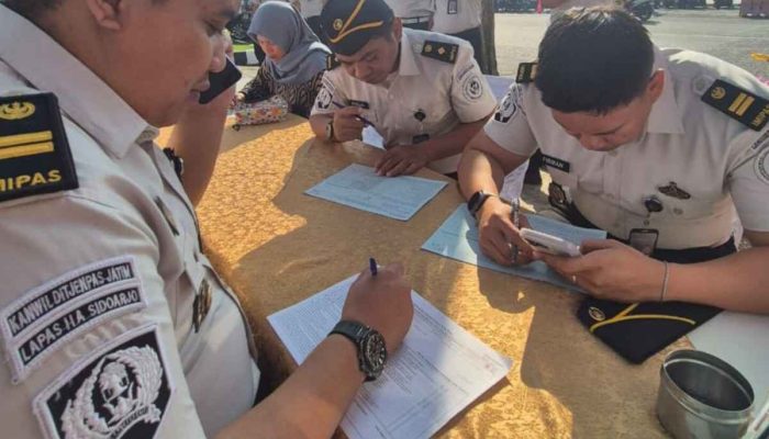 Donor Darah Merdeka, Lapas Sidoarjo Wujudkan Semangat HUT ke-81 RI Melalui Aksi Kemanusiaan