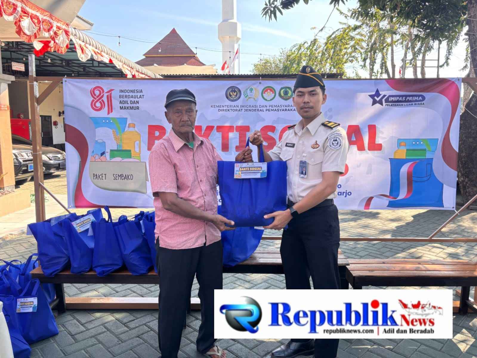 Foto : Momentum kemerdekaan Lapas IIA Sidoarjo mengusulkan 515 narapidana terima remisi.,12 siap kembali kemasyarakat.