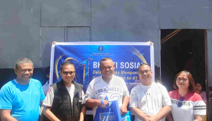 ‎Bapelkum Bitung Berbagi, Semarak HUT RI ke-81 dan Hari Pengayoman ke-81
