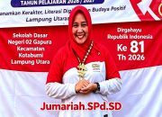 Sekolah Dasar Negeri 02 Gapura Kecamatan Kotabumi Lampung Utara Mengucapkan Selamat Dirgahayu Republik Indonesia ke-81 