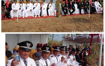 Pengibaran Bendera Merah Putih di Kecamatan Ngariboyo, Semangat Memperkokoh Persatuan dan Keutuhan NKRI