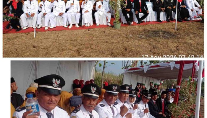 Pengibaran Bendera Merah Putih di Kecamatan Ngariboyo, Semangat Memperkokoh Persatuan dan Keutuhan NKRI