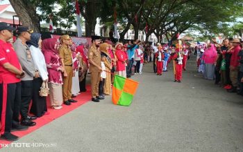 Antusiasme Masyarakat Aceh Timur Meriahkan Pawai Kemerdekaan HUT RI ke-81 ,TNI–Polri Bersinergi Kelancaran Jalur Pawai