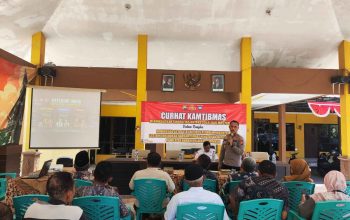 Curhat Kamtibmas di Desa Sruni, Polresta Sidoarjo Ajak Warga Cegah Bullying dan Radikalisme