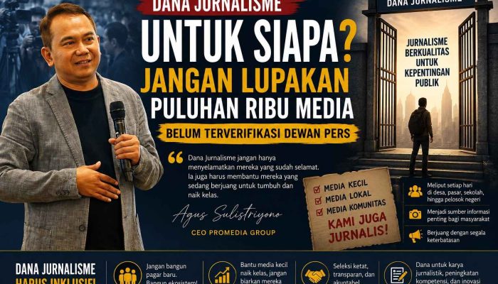 Dana Jurnalisme untuk Siapa? Jangan Lupakan Puluhan Ribu Media Belum Terverifikasi Dewan Pers