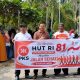 HUT RI 81: DPD PKS Aceh Timur Ajak Masyarakat Hidup Sehat Lewat Jalan Sehat dan Bazar UMKM