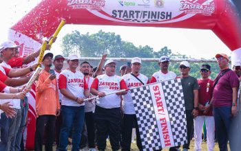 Ribuan Warga Aceh Timur Kembali Ramaikan Jalan Sehat Gembira 