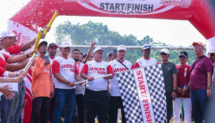 Ribuan Warga Aceh Timur Kembali Ramaikan Jalan Sehat Gembira 