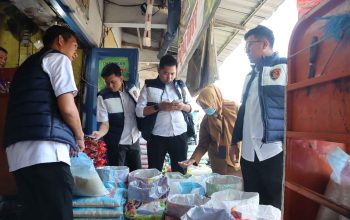 Satgas Pangan Polresta Sidoarjo Turun Ke Pasar, Pastikan Ketersediaan Bahan Pokok Aman