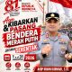 Kapolres Aceh Timur Ajak Warga Kibarkan Merah Putih Sambut HUT Ke-81 RI