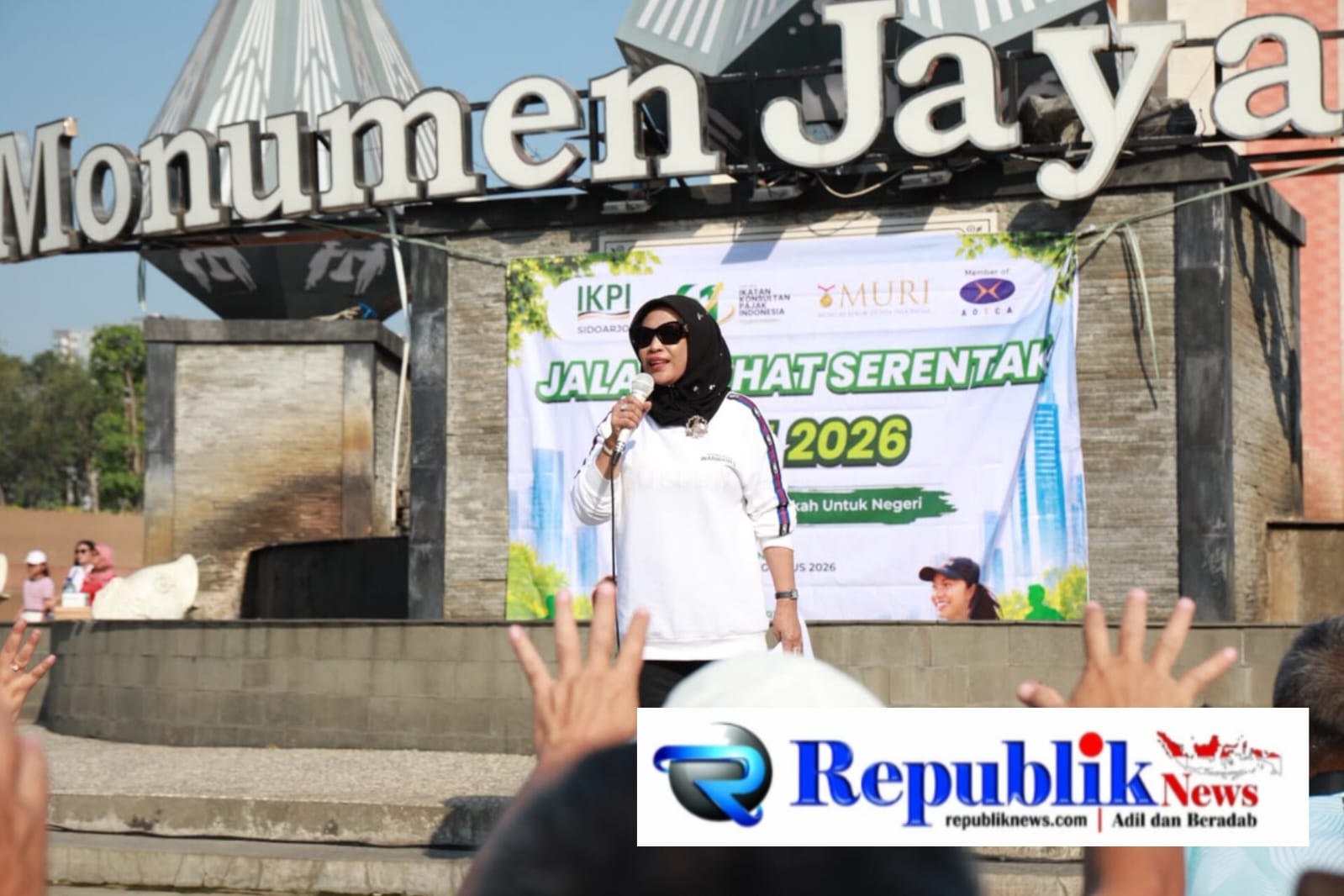 Foto : Wabup Sidoarjo Mimik Idayana ajak masyarakat taat pajak.