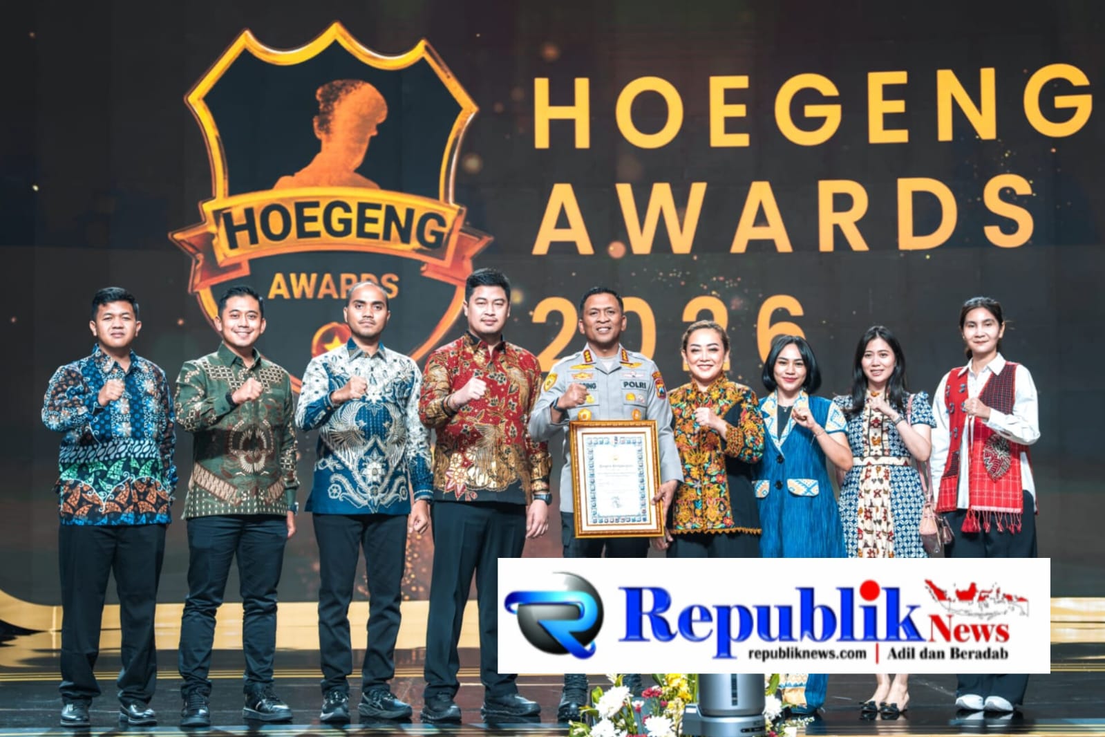 Foto: Kapolres Sidoarjo raih tiga besar polisi inovatif Hoegeng Award 2026.