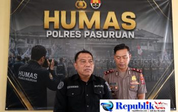Foto : Humas Polresta Pasuruan memberikan klarifikasi meninggalnya korban tersangka Judol.