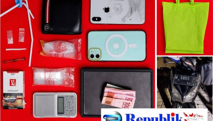 Polres Gresik Amankan Dua Tersangka Edarkan Sabu Jaringan Bangkalan