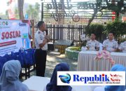 Foto : Sambut HUT ke-81 ,Lapas IIA Sidoarjo salurkan 45 paket sembako.