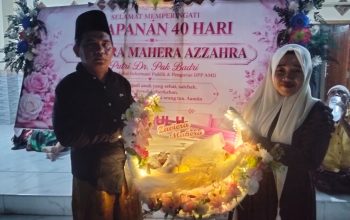 Selapanan 40 Hari Ananda Zaviera Mahera Azzahra Putri Berlangsung Khidmat dan Penuh Kebersamaan