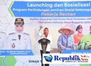 Pemkab Sidoarjo Lindungi 42.210 Pekerja Rentan Melalui BPJS Ketenagakerjaan, Iuran Ditanggung DBHCHT