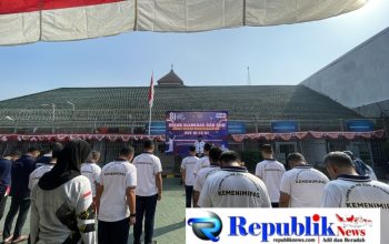 Foto : Lepas kelas II A Sidoarjo membuka Pekan Olahraga dan Seni Narapidana ( PORSENAP) Tahun 2026.