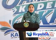 Foto : Ketua TP PKK kabupaten Sidoarjo,dr Sriatun dorong kader perkuat peran di tengah masyarakat.