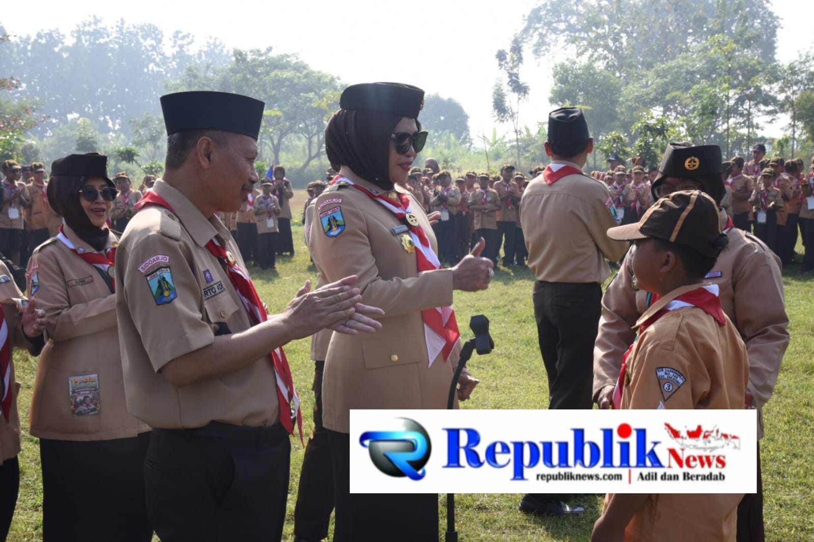 Foto : Wabup Sidoarjo,Hj Mimik Idayana membuka pesta Siaga Sidoarjo 2026 .