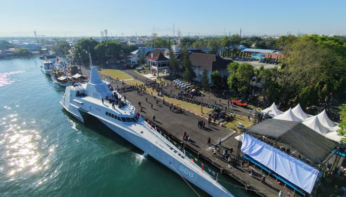 KRI Golok-688 Ramaikan Naval Base Open Day 2026 di Makassar