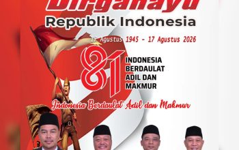 Foto : Ucapan HUT RI ke-81 dari Ketua DPRD Kabupaten Sidoarjo,H.Abdillah Nasih,S.M beserta jajarannya.