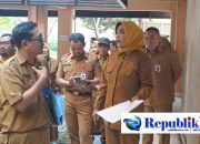 Foto : Wabup Sidoarjo,Hj Mimik Idayana sidak rusun Pucang Kecamatan Sidoarjo.