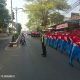 Polres Lampung Utara Amankan Lomba Gerak Jalan Pelajar di Stadion Sukung Kotabumi