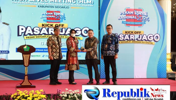 Digitalisasi Transaksi Pasar Sidoarjo Diperkuat, PASAR JAGO Dorong Kemudahan Pedagang dan PAD