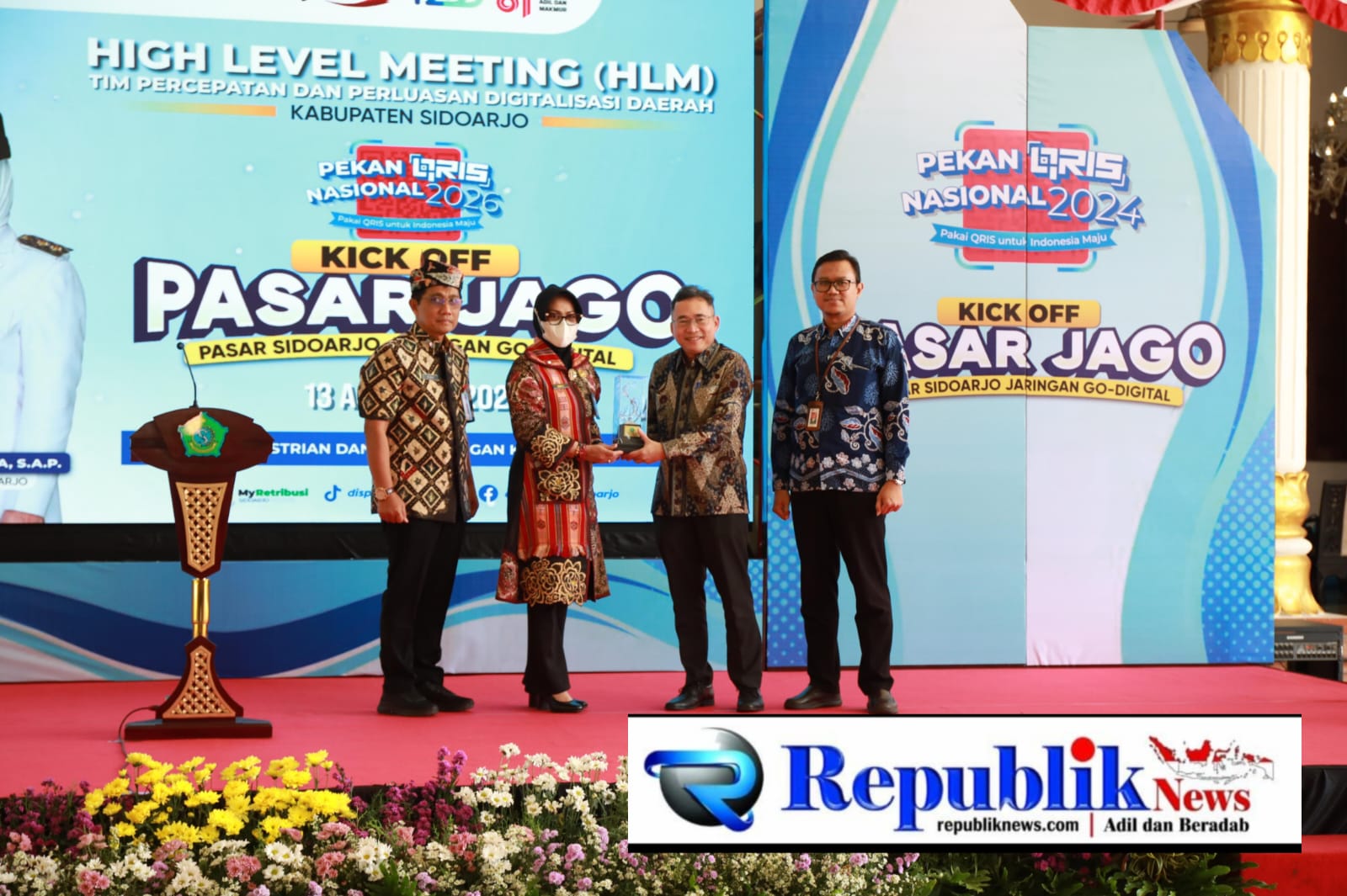 Foto : Pemkab Sidoarjo terus memperkuat PASAR JAGO dorong kemudahan pedagang dan PAD.