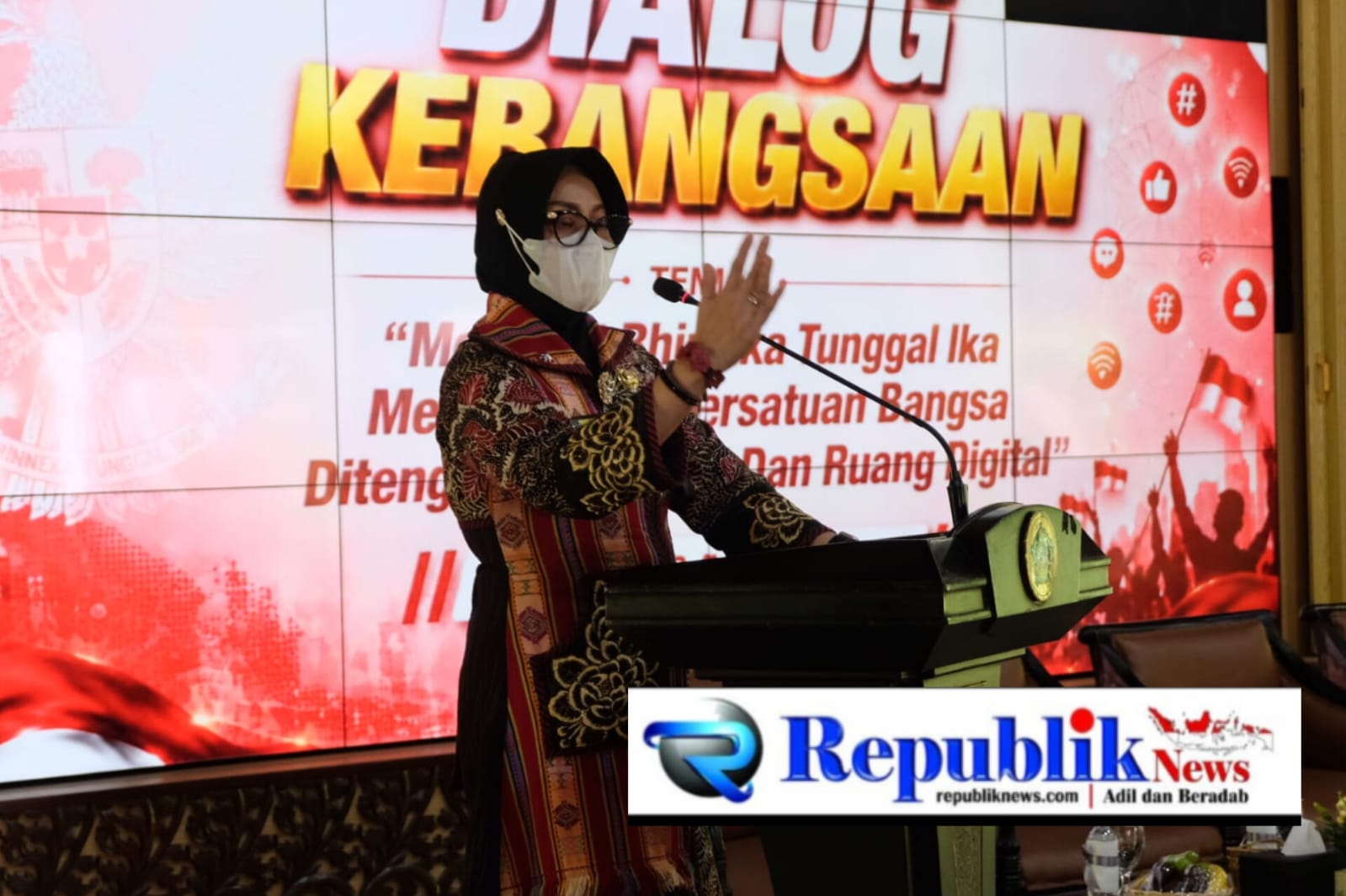 Foto : Pemkab Sidoarjo gelar dialog kebangsaan.