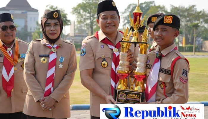 Bupati Subandi Pimpin Apel Besar Hari Pramuka ke-65, Perkuat Peran Generasi Muda Menuju Indonesia Emas 2045