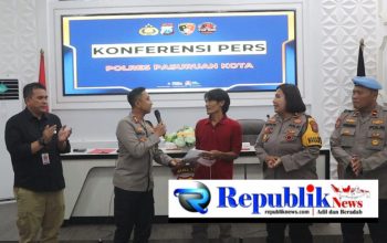 Polres Pasuruan Kota Bongkar Jaringan Curanmor, Tersangka dan Penadah Diamankan