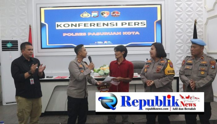 Polres Pasuruan Kota Bongkar Jaringan Curanmor, Tersangka dan Penadah Diamankan