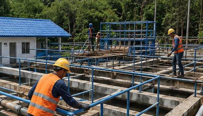 Perumda Air Minum Aceh Timur Lakukan Rehabilitasi dan Rekonstruksi IPA di 7 Kecamatan
