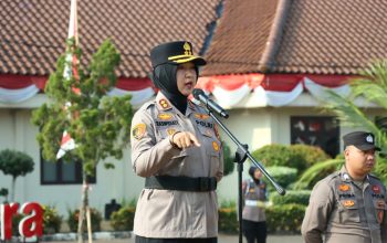 Pimpin Apel Pagi, Kapolres Lampung Utara Imbau Personel Tingkatkan Pelayanan kepada Masyarakat