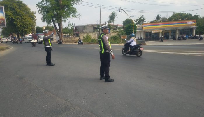 Polres Lampung Utara Intensifkan PAM Rawan Sore, Ciptakan Rasa Aman bagi Masyarakat