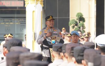 Kapolresta Sidoarjo Pimpin Apel Siaga Kamtibmas, Tekankan Deteksi Dini dan Kesiapsiagaan Personel