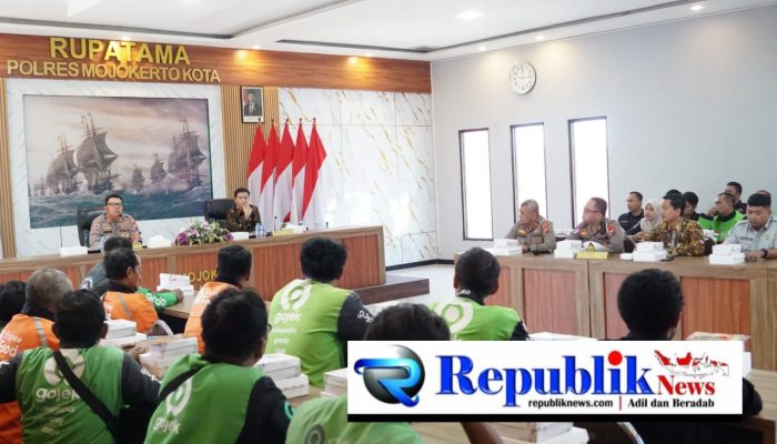Polres Mojokerto Kota Bekali Driver Ojek Online Keterampilan PPGD untuk Penyelamat di Jalan