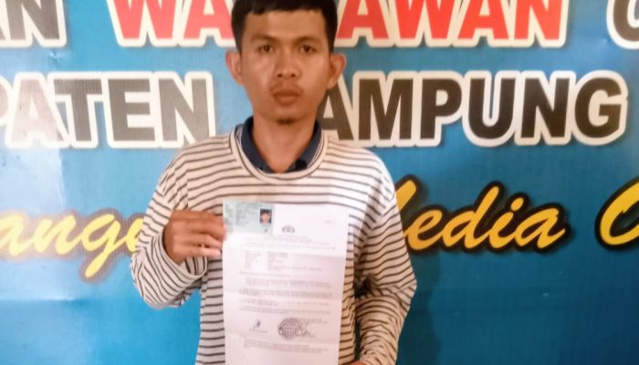 Warga Pungguk Lama Abung Timur Kehilangan STNK Kendaraan Bermotor