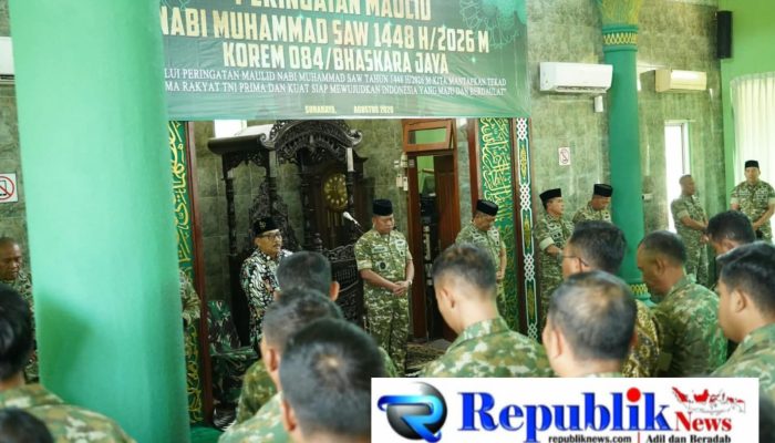Dari Masjid Al-Wathon, Danrem Bhaskara Jaya Kobarkan Semangat Prajurit untuk Terus Berbuat yang Terbaik